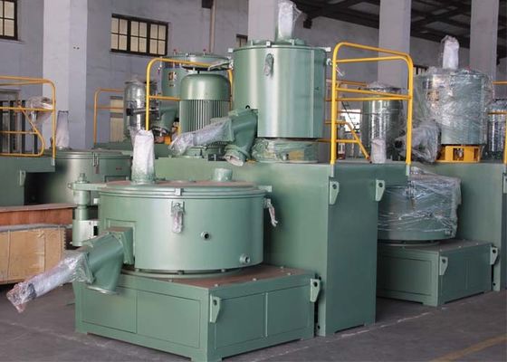 Máy trộn PVC dạng viên PE Máy trộn tốc độ cao làm mát nóng cho hỗn hợp PVC