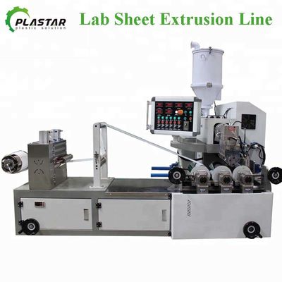 Máy móc phòng thí nghiệm 200mm Dây chuyền ép đùn tấm nhựa PP PE EVA PET